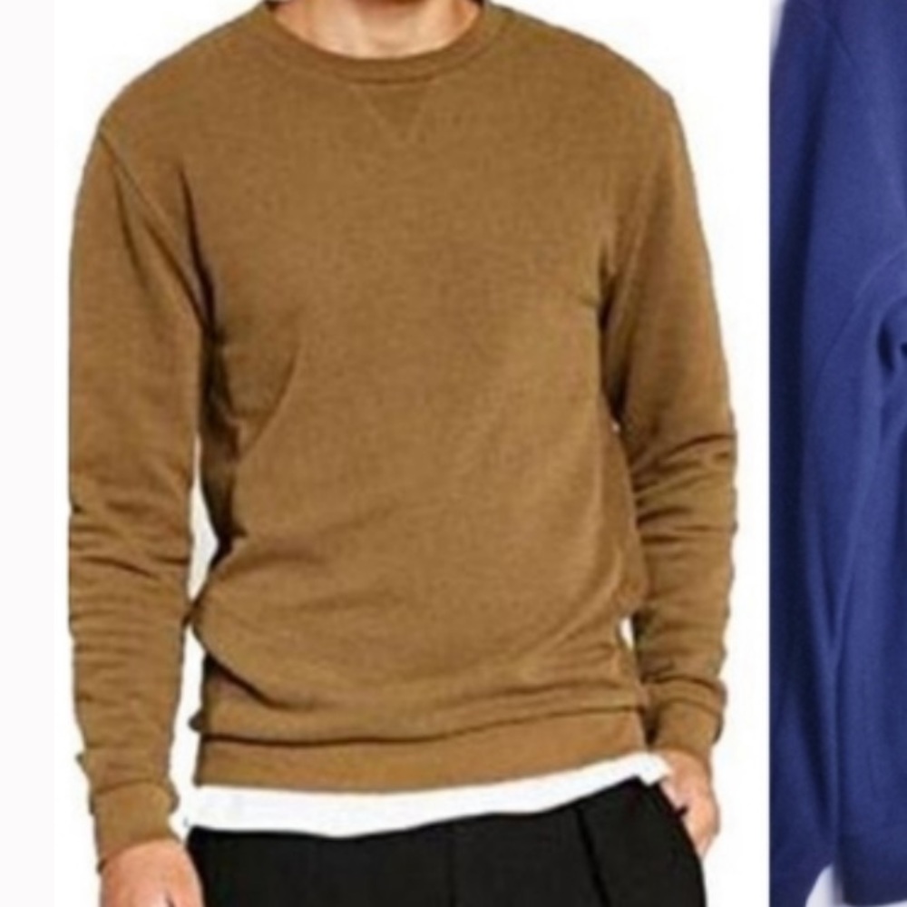 Zara Man Long Sleeve Sweater Brown